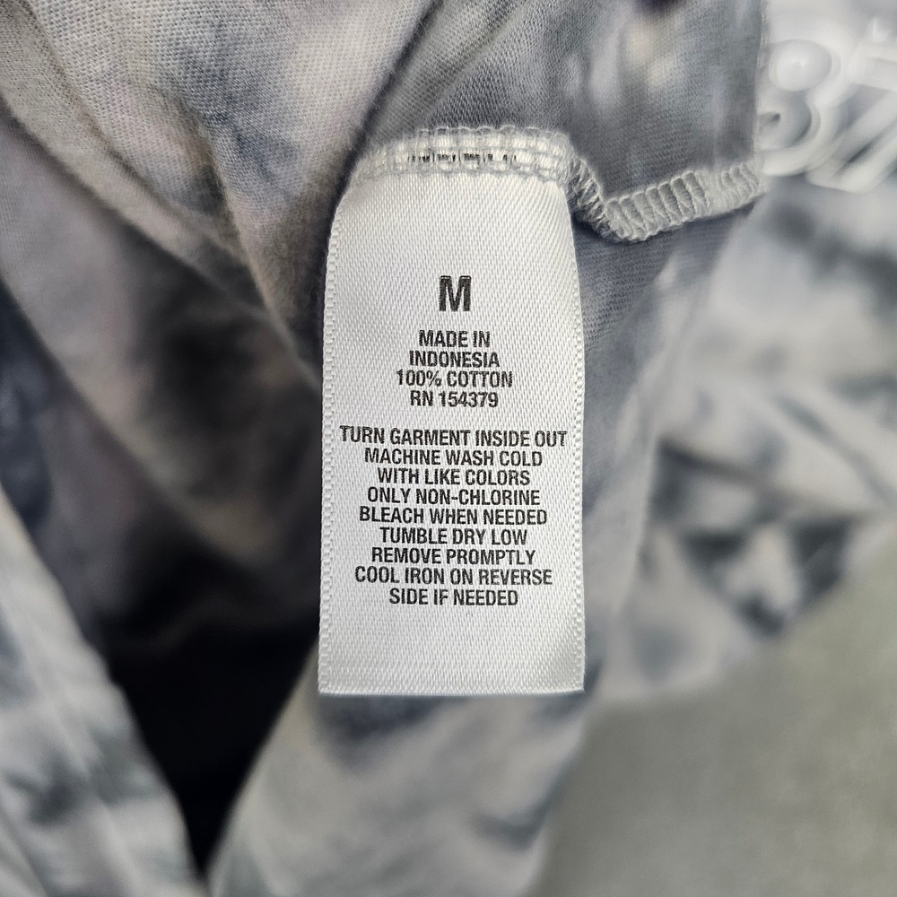 Aeropostale Mens Medium Grey Tie Dye Long Sleeve Graphic Tee Aero 87 New‎ York - Picture 7 of 7